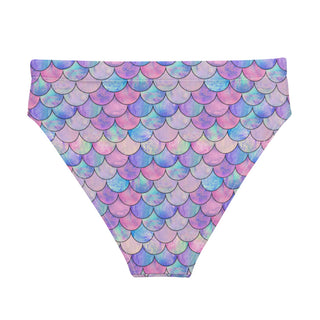 Pastel Mermaid Scales high-waisted bikini bottom Swimwear Berry Jane™