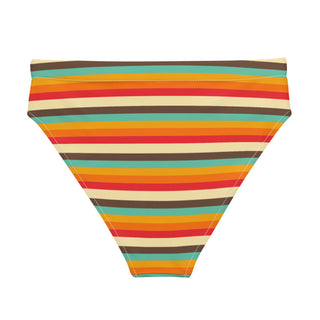 Vintage 70s Stripe high-waist bikini bottom Swimwear Berry Jane™