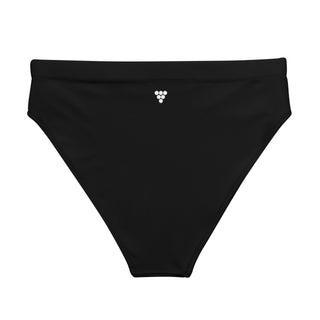 Recycled high-waisted bikini bottom, Basic Black Swimwear Berry Jane™