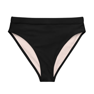 Recycled high-waisted bikini bottom, Basic Black Swimwear Berry Jane™