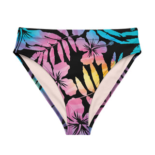Floral Hibiscus Hawaii High-Waist Cheeky Bikini Bottom Swimsuit Bottoms Berry Jane™