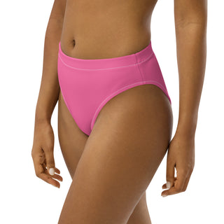 Recycled High-Waist Bikini Bottom, Cotton Candy Pink Swimsuit Bottoms Berry Jane™