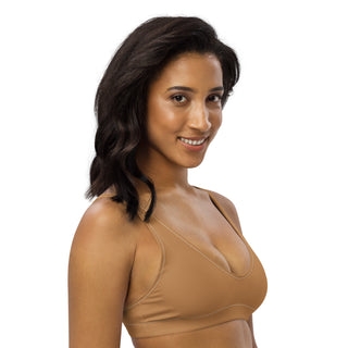 Skin Tone Recycled Fabric Bralette Swim Bikini Top - Bronze Skin Tone Swimwear Berry Jane™