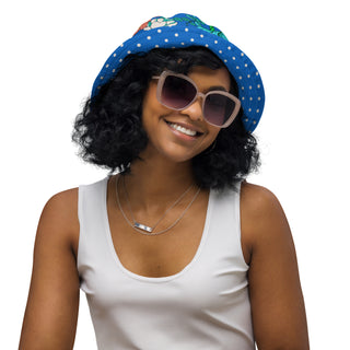 Women's Sun Hat Bucket Hat, Electric Blue Paradise Bucket Hats Berry Jane™