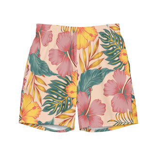 6.5" Quick Dry Elastic Waist UPF 50 Board Shorts, Island Vibes swim shorts Berry Jane™