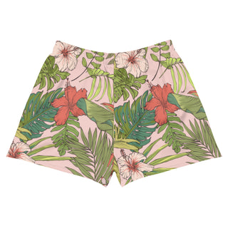 Women's 2.5" Lightweight Quick-Dry Swim SUP Shorts - Vintage Tropical Floral Shorts Berry Jane™