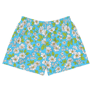 Women's 2.5" Quick-Dry Paddle Board Swim Shorts - Blue Ditzy Floral Shorts Berry Jane™