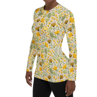 Womens Mod Floral UPF 50 Rash Guard Sun Shirt Rash Guards & Swim Shirts Berry Jane™