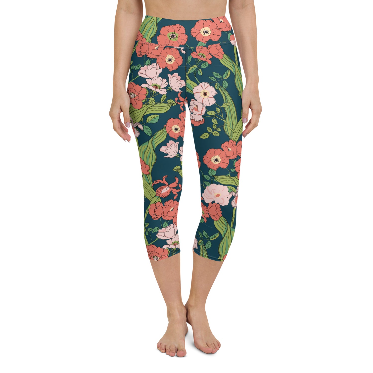 Women's All-Over Print Yoga Capri Leggings main image 1