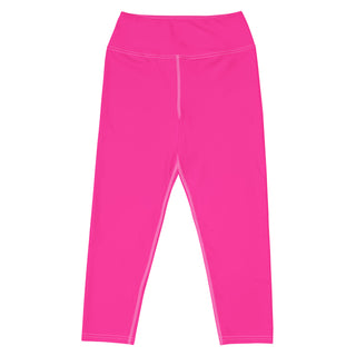 Women's UPF 50+ Swim Capri Leggings, Hot Pink Swim leggings Berry Jane™