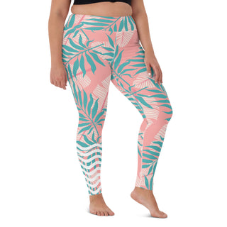 Plus Size Swim Surf Paddle Board Leggings UPF 50 - Key West Swim leggings Berry Jane™