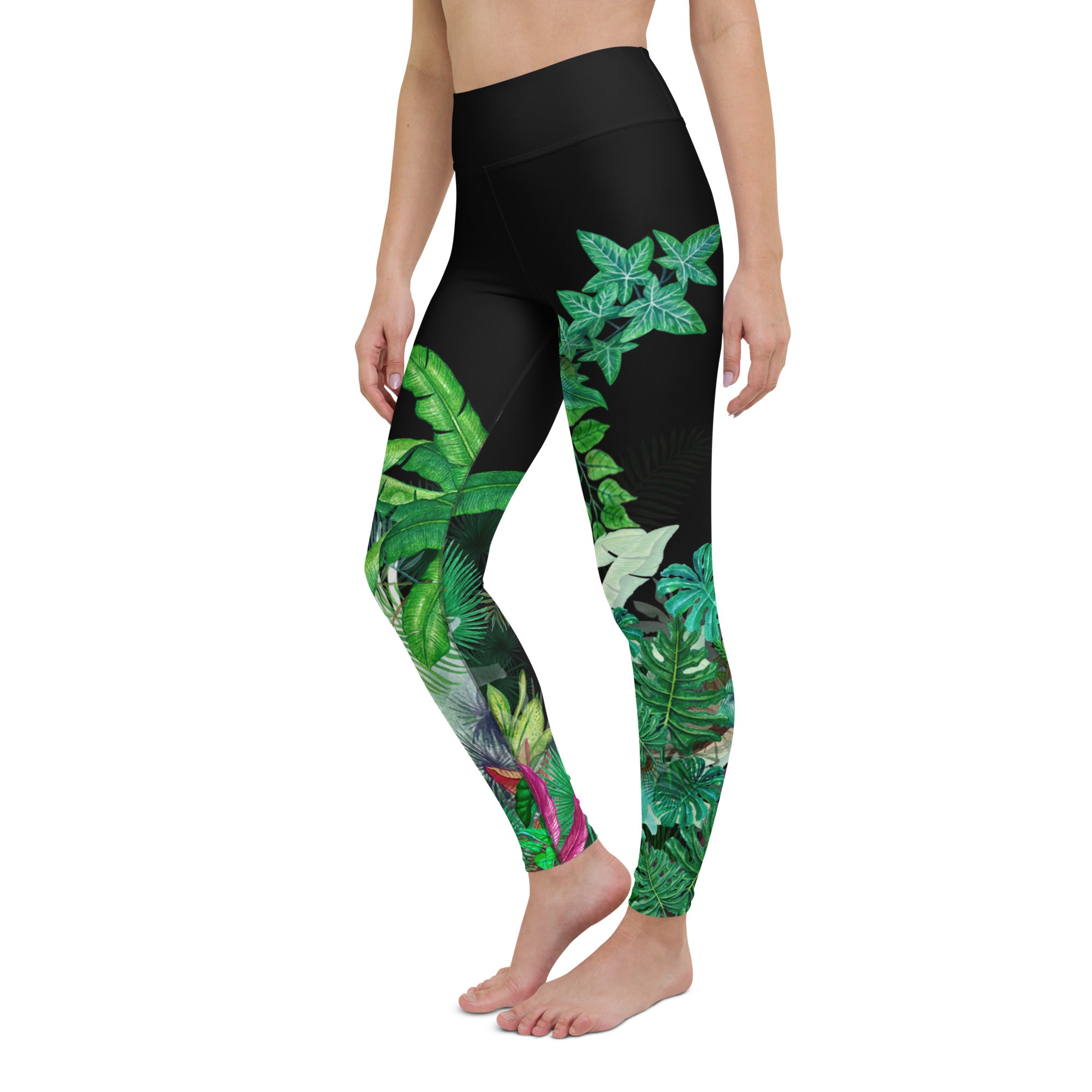 UPF 50 Swim Capri Leggings, Rose Garden Black – Berry Jane™