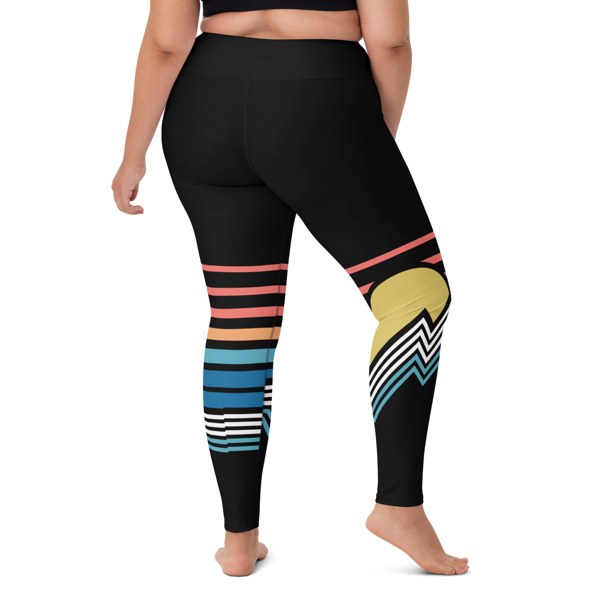 Women's 7/8 Length High Waist UPF 50 Swim Leggings with Pockets, Islan –  Berry Jane™