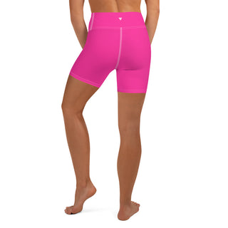 Women's Hot Pink Yoga Bike Shorts, 5" Swim Shorts Swimwear Berry Jane™