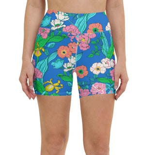 Women's 5" Swim Shorts, Electric Blue Paradise swim shorts Berry Jane™