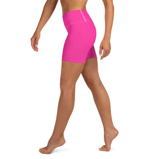 Women's Hot Pink Yoga Active Bike Shorts, 5" Swim Shorts Swimwear Berry Jane™