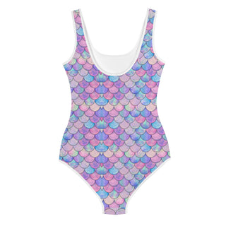 Girls Tween (8-20) Pastel Mermaid Scales Swimsuit Swimsuit 1 Pc. Berry Jane™