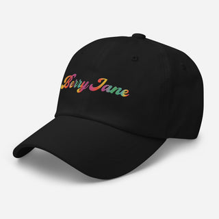 Berry Jane Rainbow Script Embroidered Logo Baseball Cap Dad Hat Berry Jane™