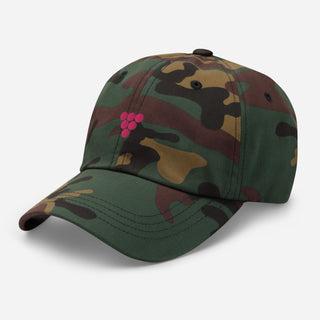 Berry Jane Flamingo Pink Logo Baseball Cap - Black, Navy, Camo, Grey Hats Berry Jane™