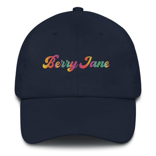 Berry Jane Rainbow Script Embroidered Logo Baseball Cap Dad Hat Berry Jane™
