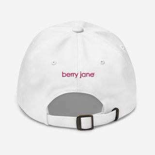 Berry Jane Flamingo Pink Embroidered Logo Dad Baseball Cap Hats Berry Jane™