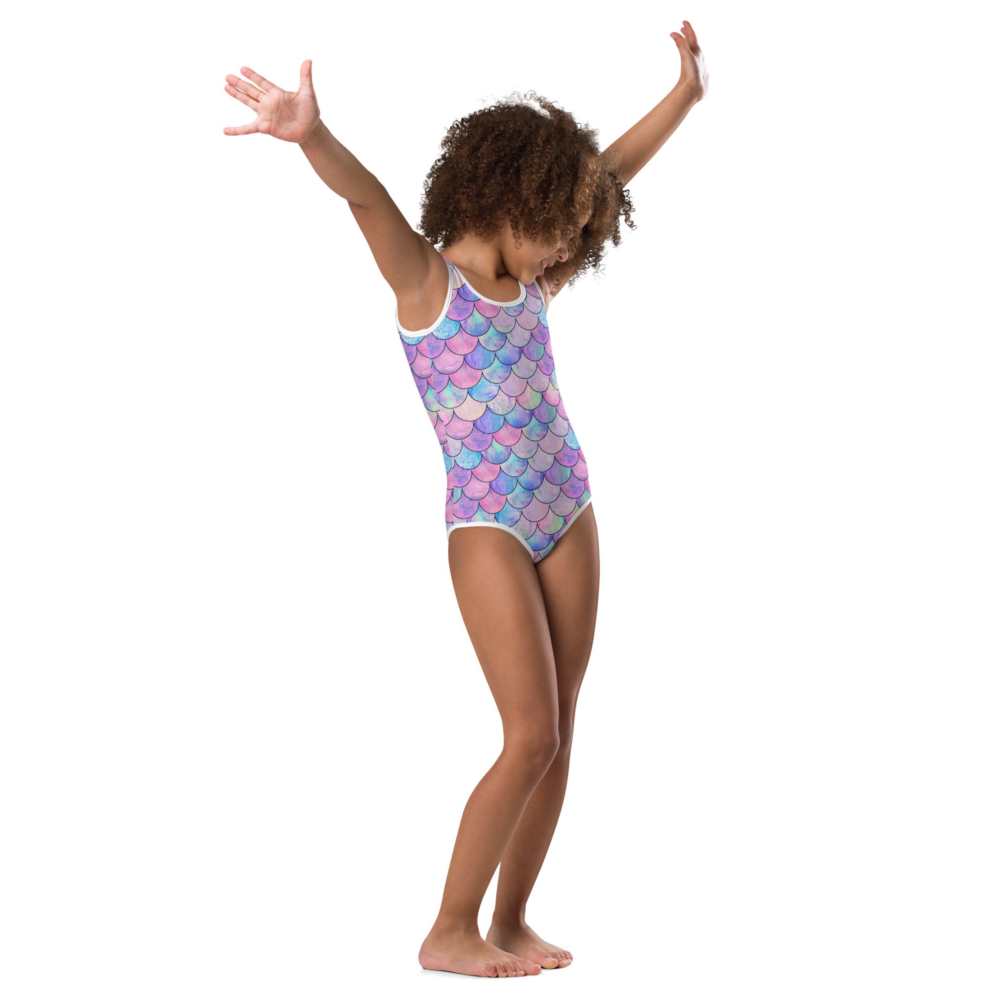 Girls Tween 1-Pc Swimsuit, UPF 40 Sun Protection, Berry Beach Bliss – Berry  Jane™