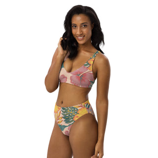 Island Vibes Recycled High-Waist Cheeky 2Pc Bikini Set Swimwear Berry Jane™