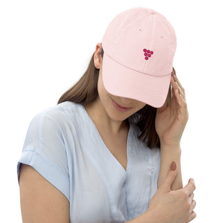 100% Cotton Relaxed Pastel Baseball Hat, Berry Jane Logo Hats Berry Jane™