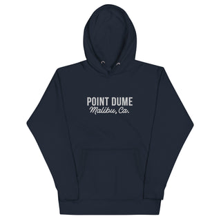 Point Dume Malibu CA Navy Blue Embroidered Beach Hoodie Shirts & Tops Berry Jane™