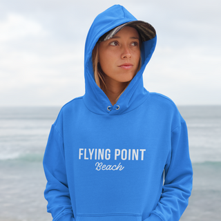 blue flying point beach hoodie