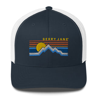 Berry Jane Mountains Embroidered Trucker Hat Hats Berry Jane™