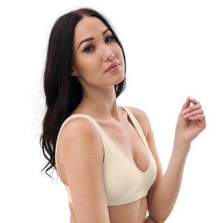 Skin Tone Recycled Fabric Bralette Swim Bikini Top - Latte Cream Skin Tone Swimwear Berry Jane™