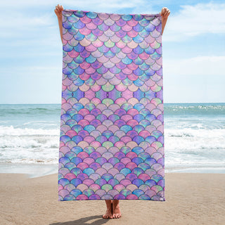 Mermaid Scales Beach Towel Beach Towels Berry Jane™