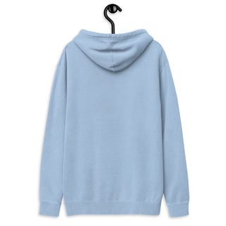 Rainbow Embroidered Pigment-dyed Sky Blue Hoodie sweatshirts Berry Jane™