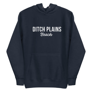 Ditch Plains Beach Montauk NY Unisex Beach Hoodie Sweatshirt Shirts & Tops Berry Jane™