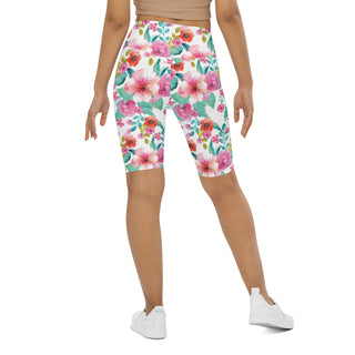 UV UPF 50+ Women's Swim Jammers Long Swim Shorts Paddle board Shorts XS-XL - Maui Floral swim shorts Berry Jane™